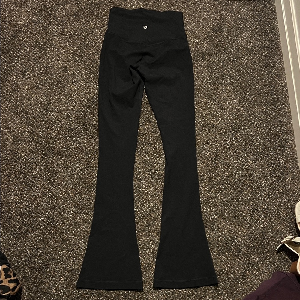lululemon athletica Black Flared Leggings